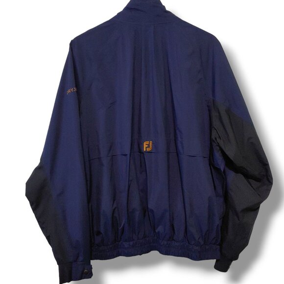 DryJoys by FootJoy men's jacket blue black Size Large windbreaker - Picture 2 of 13